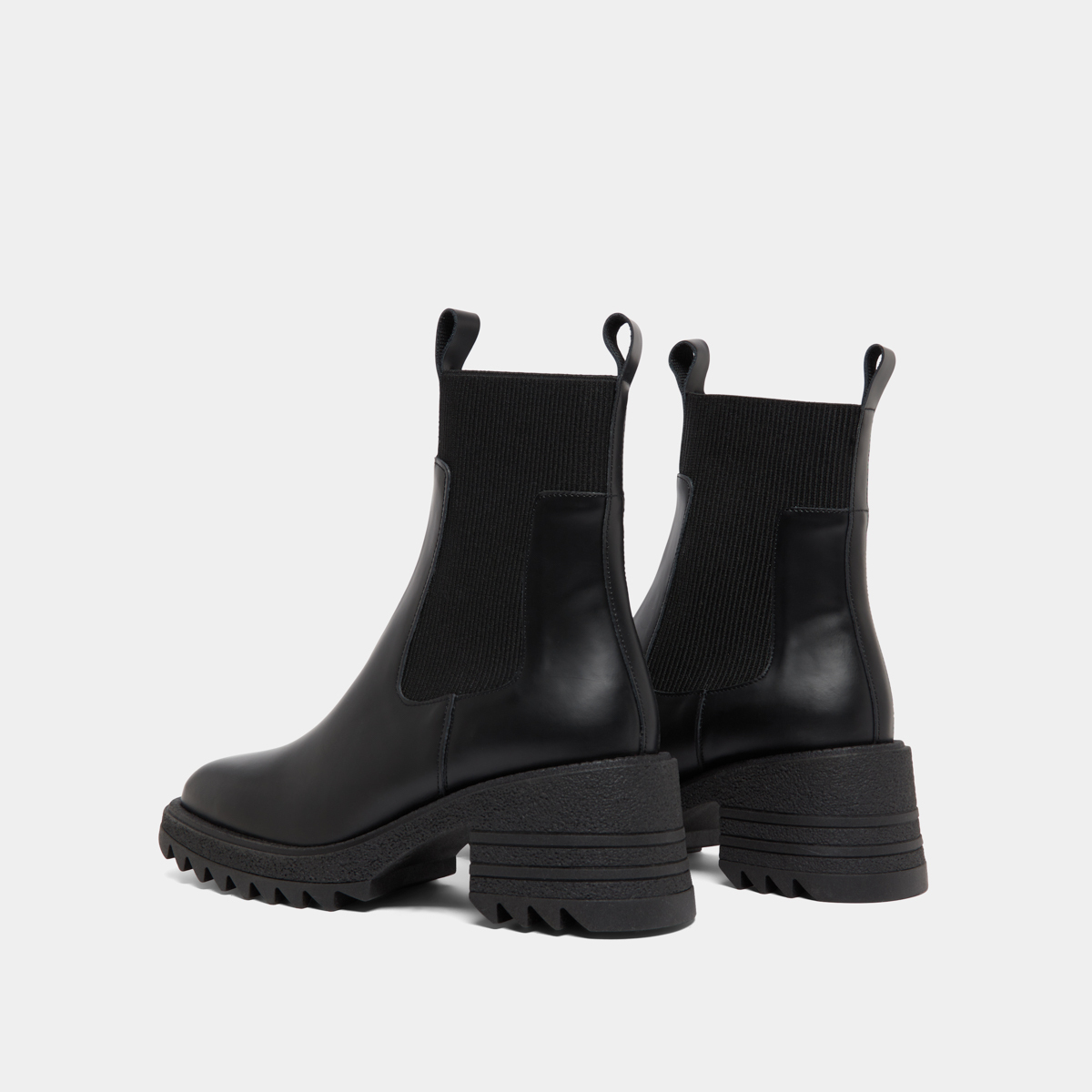 Boots à élastiques et semelles crantées.... – Image 6