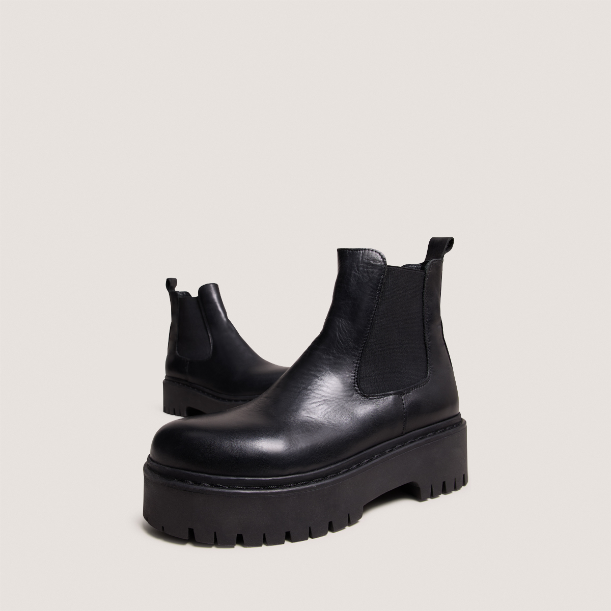 Boots à plateformes et bouts ronds – Image 4