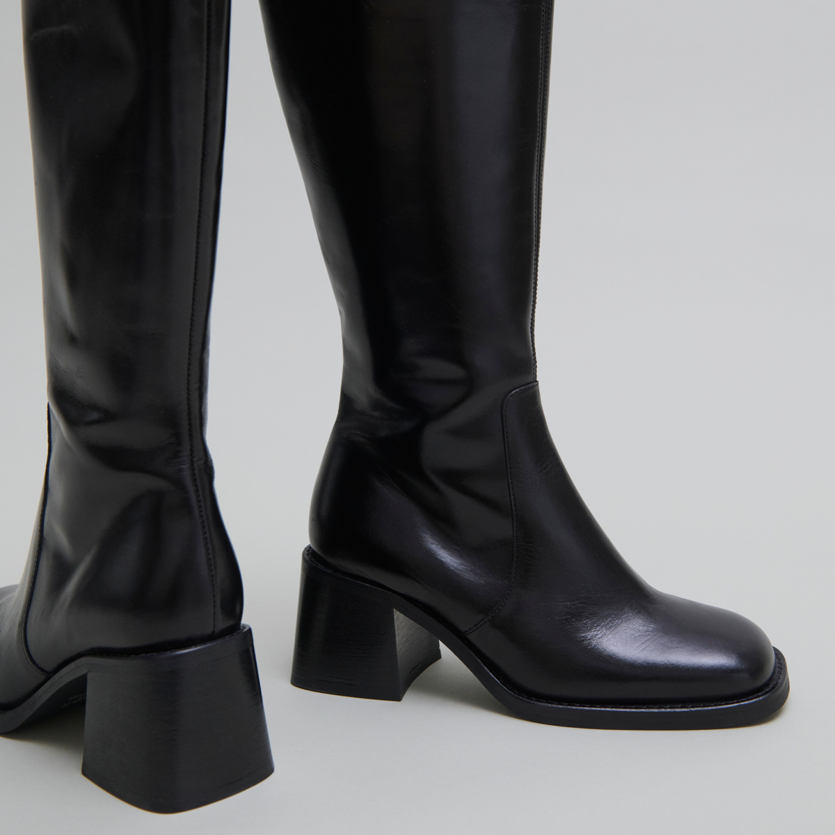 Bottes à talons épais et bouts carrés – Image 5