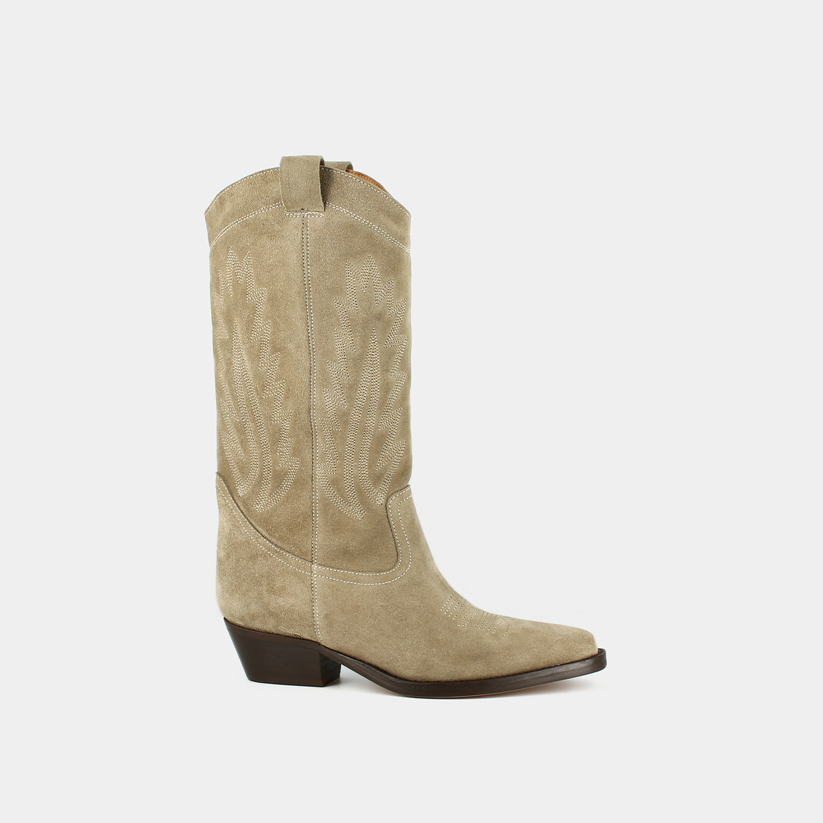 Bottes à bouts pointus et surpiqures app... – Image 2