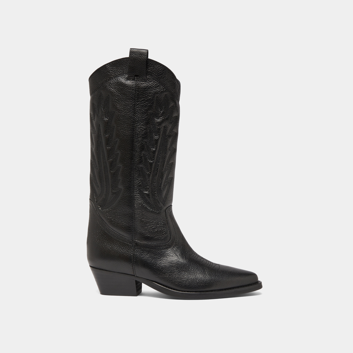 Bottes à bouts pointus et surpiqures app... – Image 2
