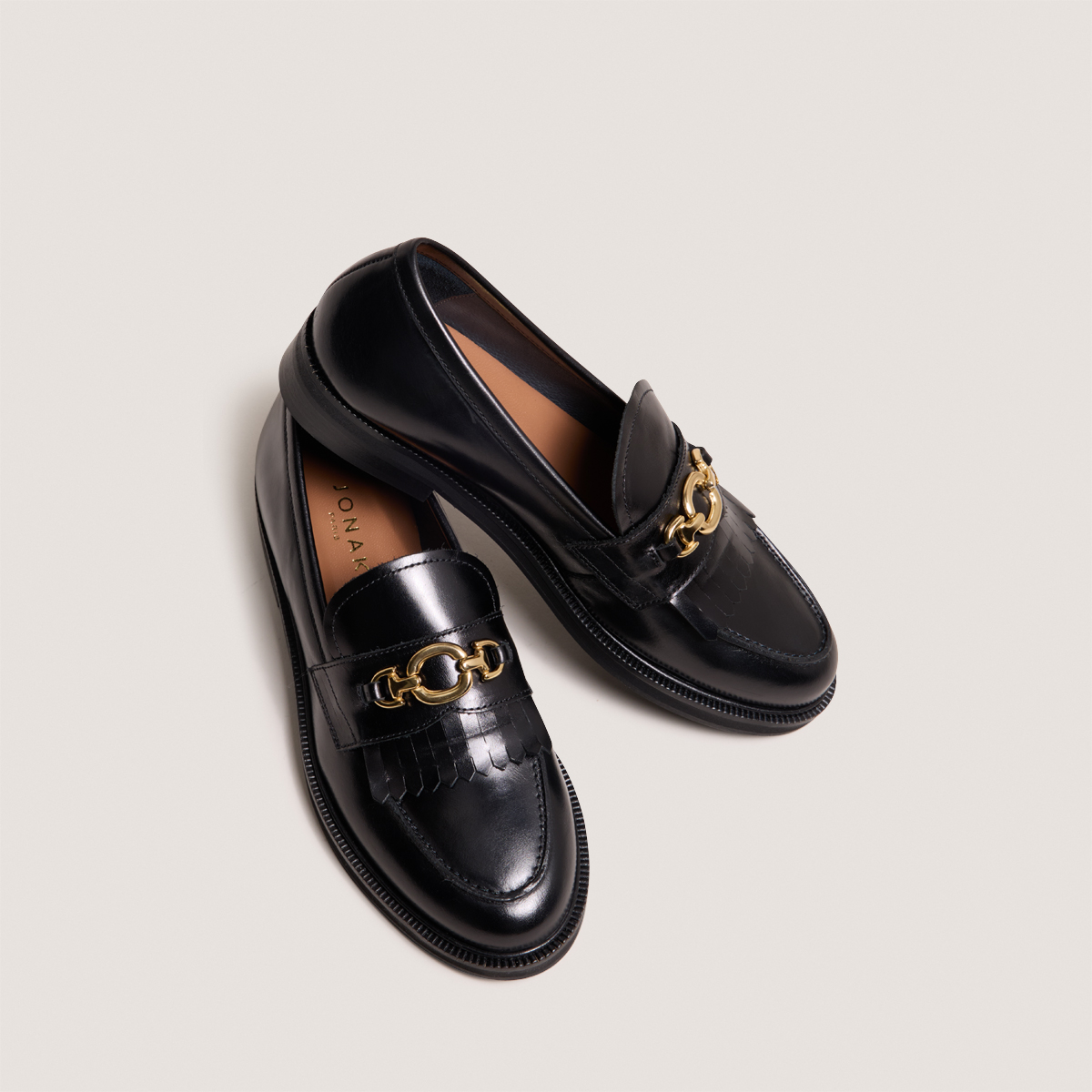 Mocassins à boucles dorées