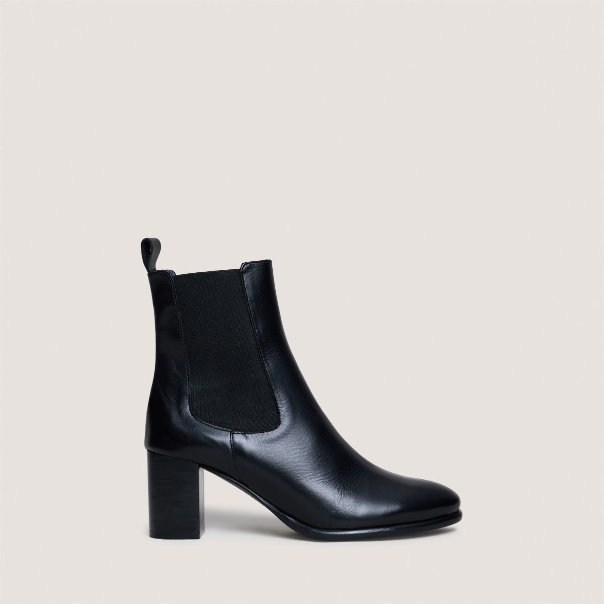 Boots à talons et élastiques