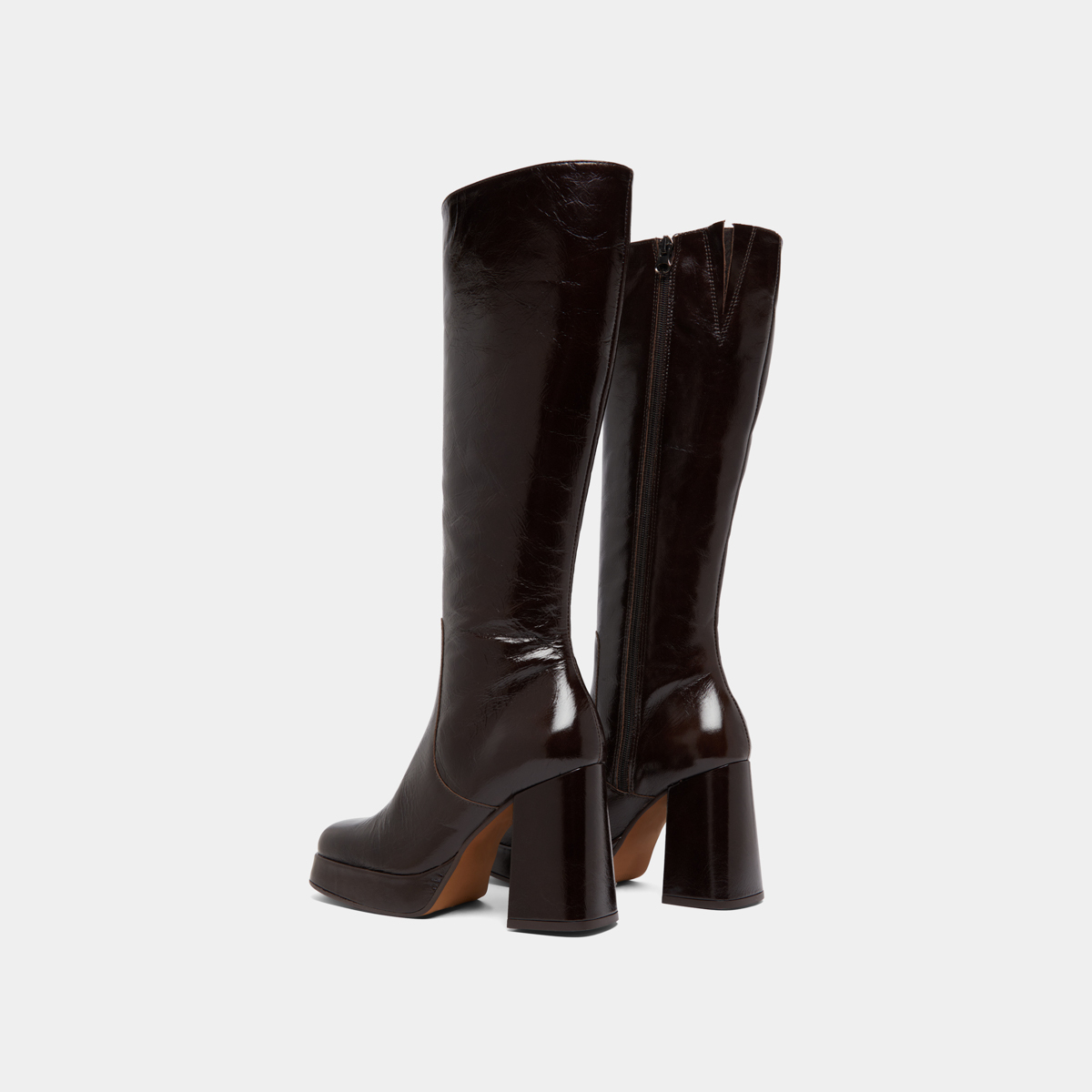 Bottes à talons et bouts carrés – Image 6
