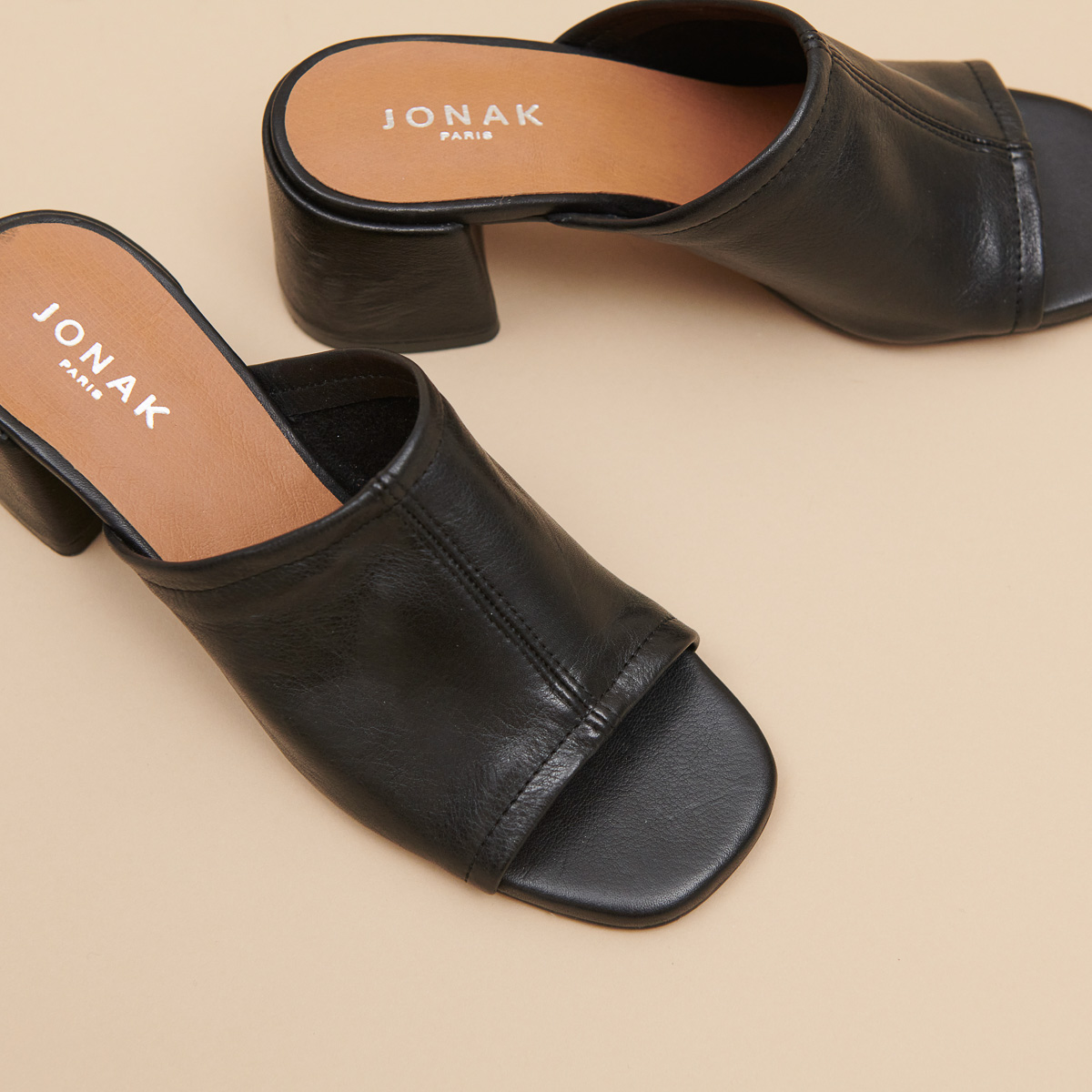 Mules à talons et bouts ouverts – Image 5