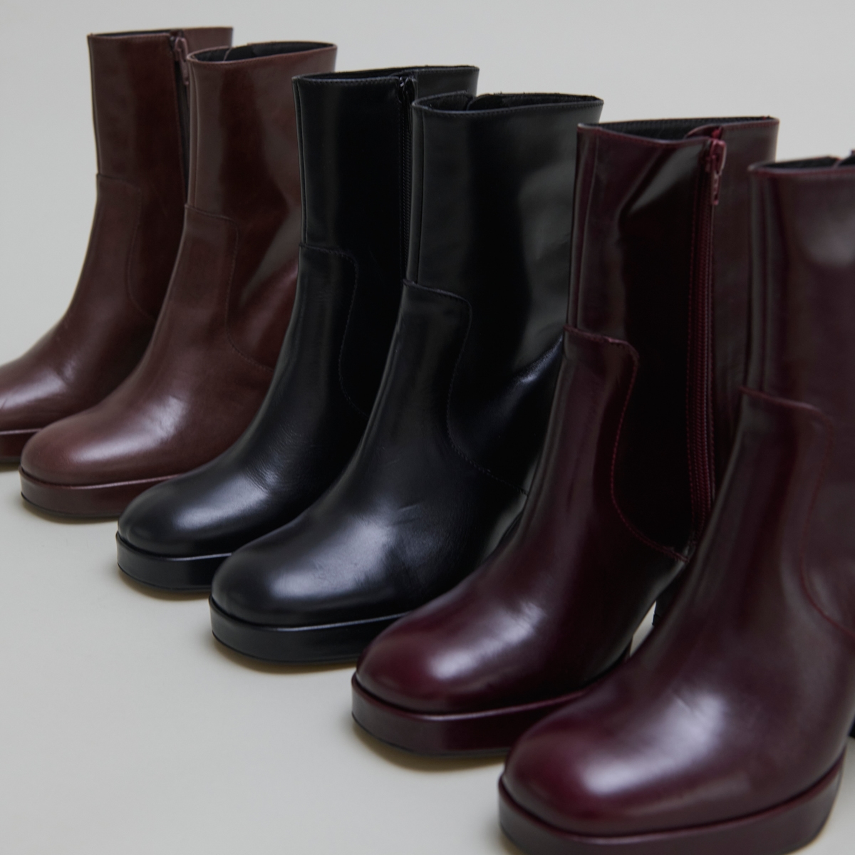 Boots à talons et bouts carrés – Image 7