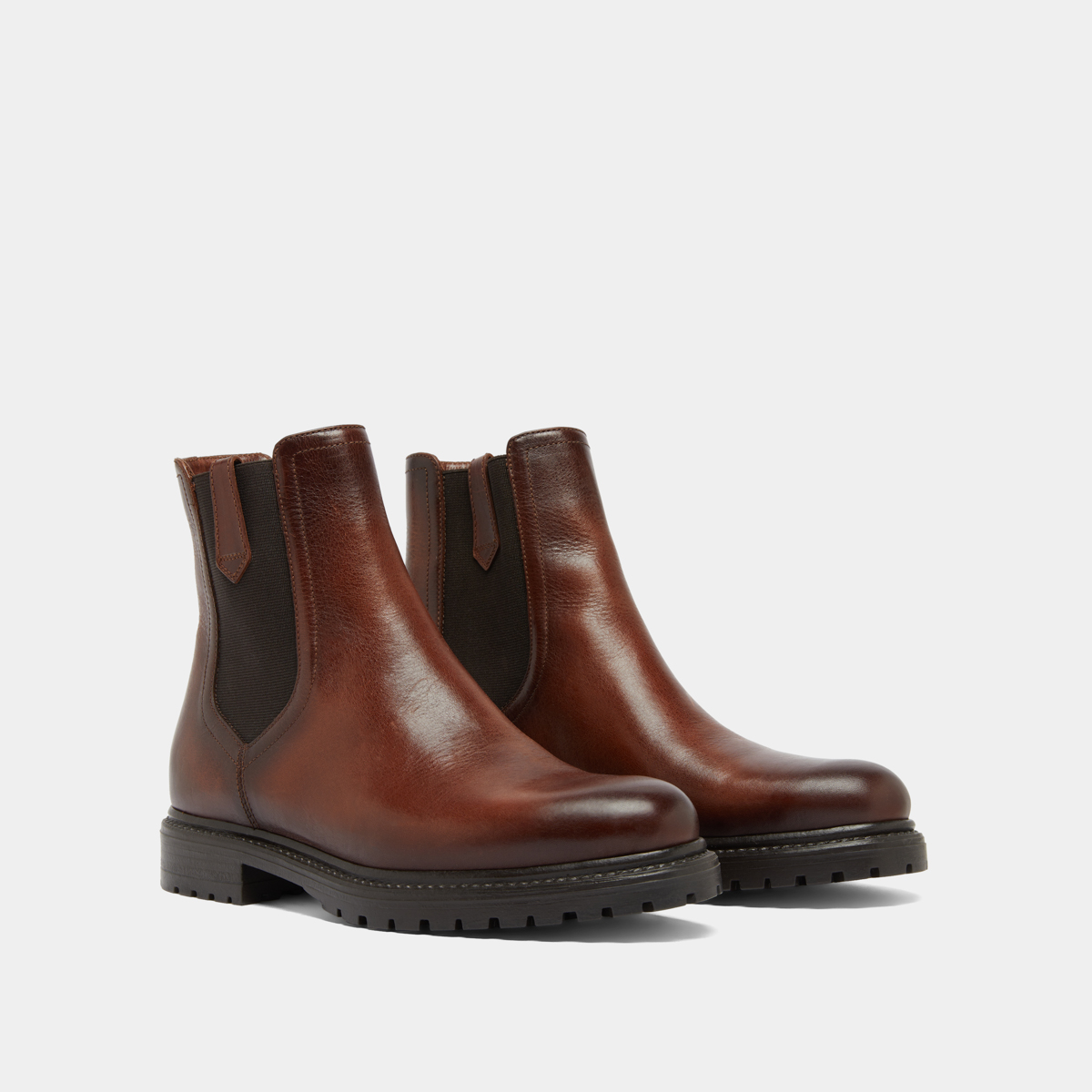 Bottines à semelles crantées et élastiqu... – Image 4