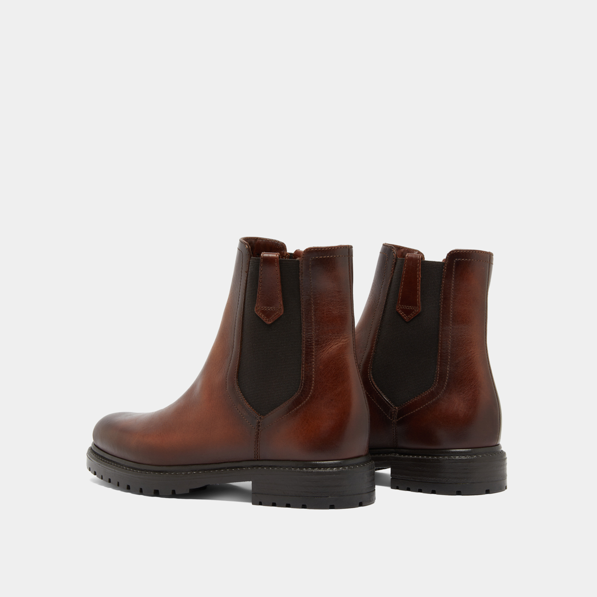 Bottines à semelles crantées et élastiqu... – Image 6