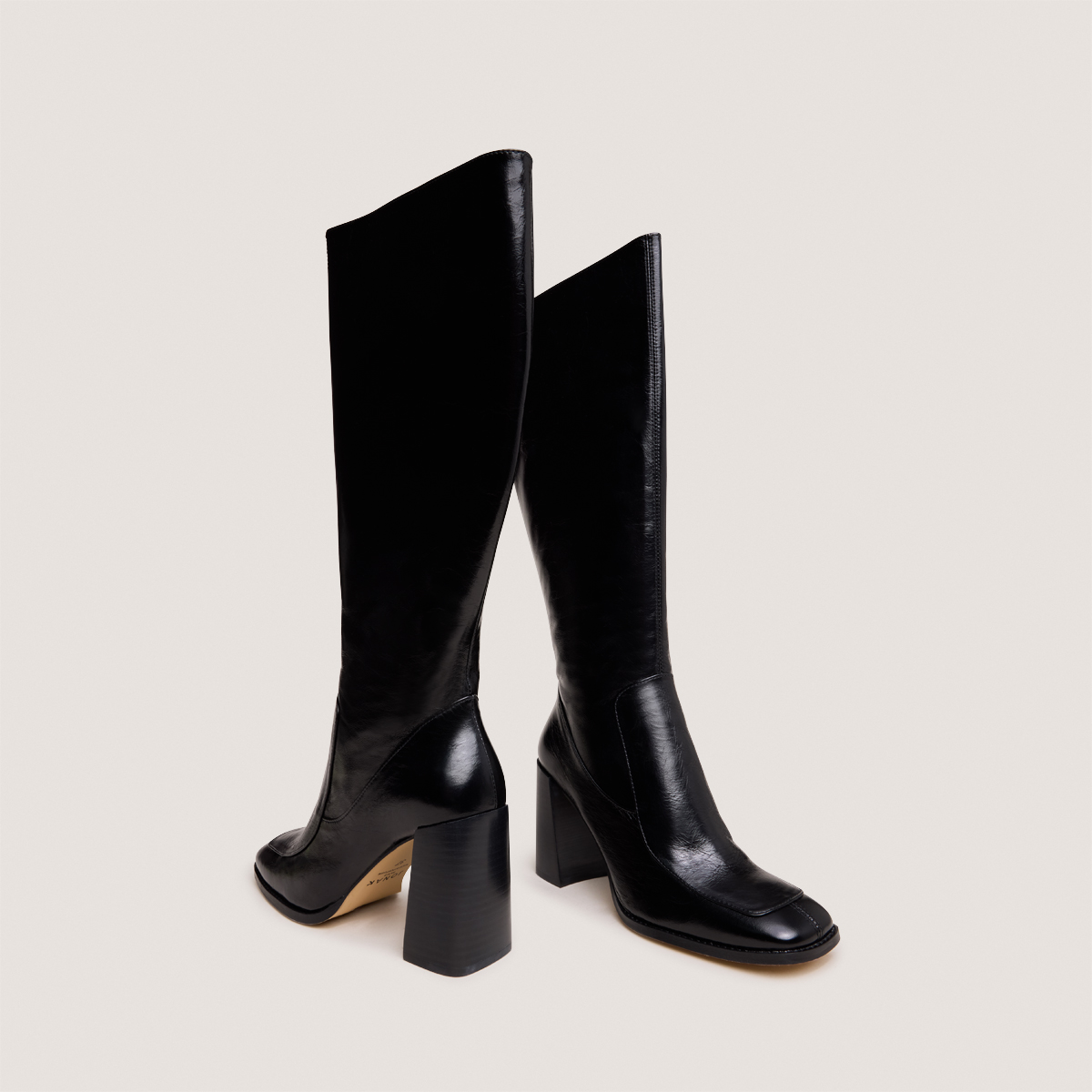 Bottes hautes à bouts carrés – Image 4