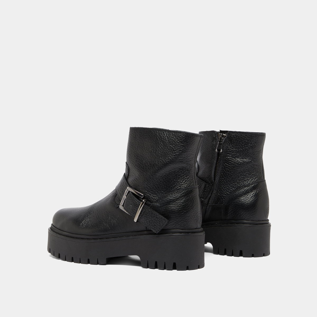 Boots à semelles crantées et boucles – Image 6