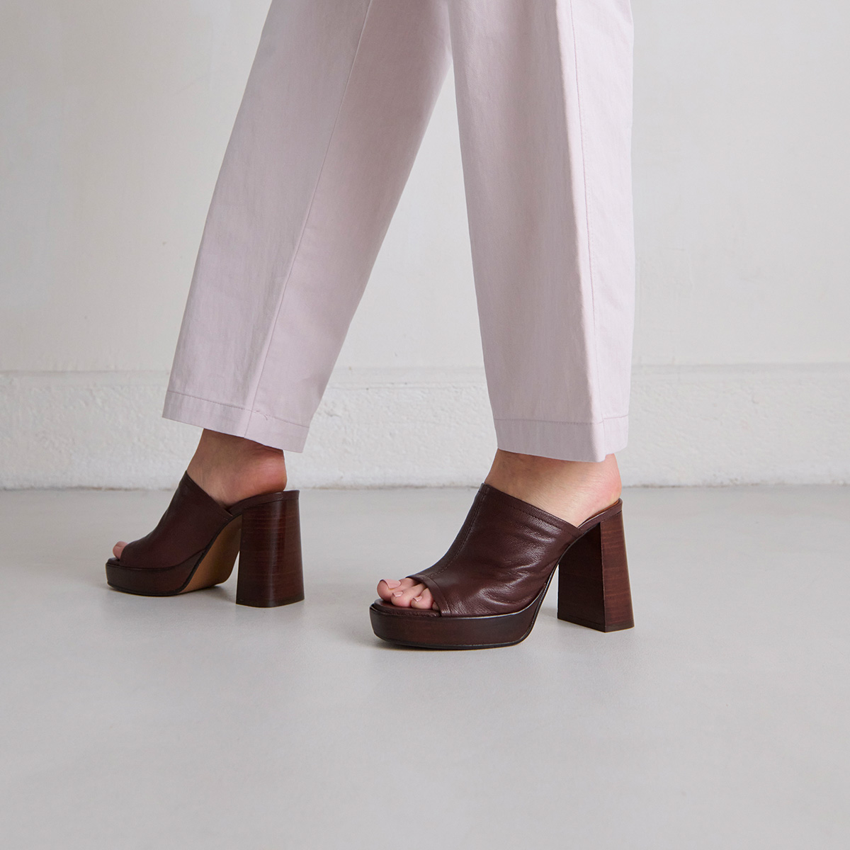 Mules à talons