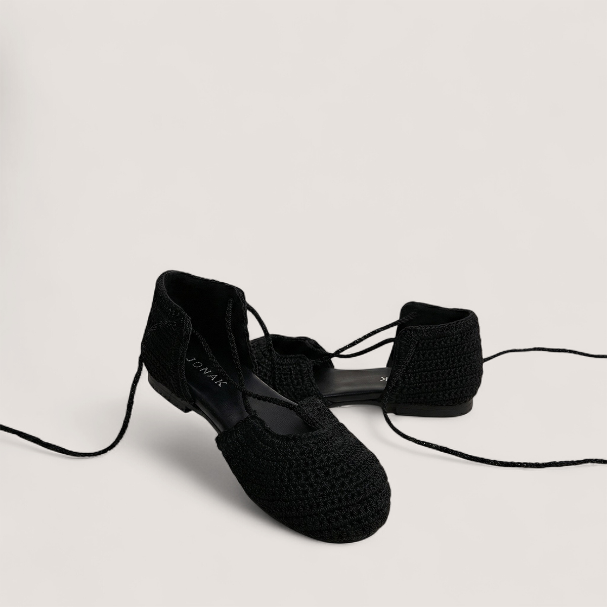 Ballerines à lacets
