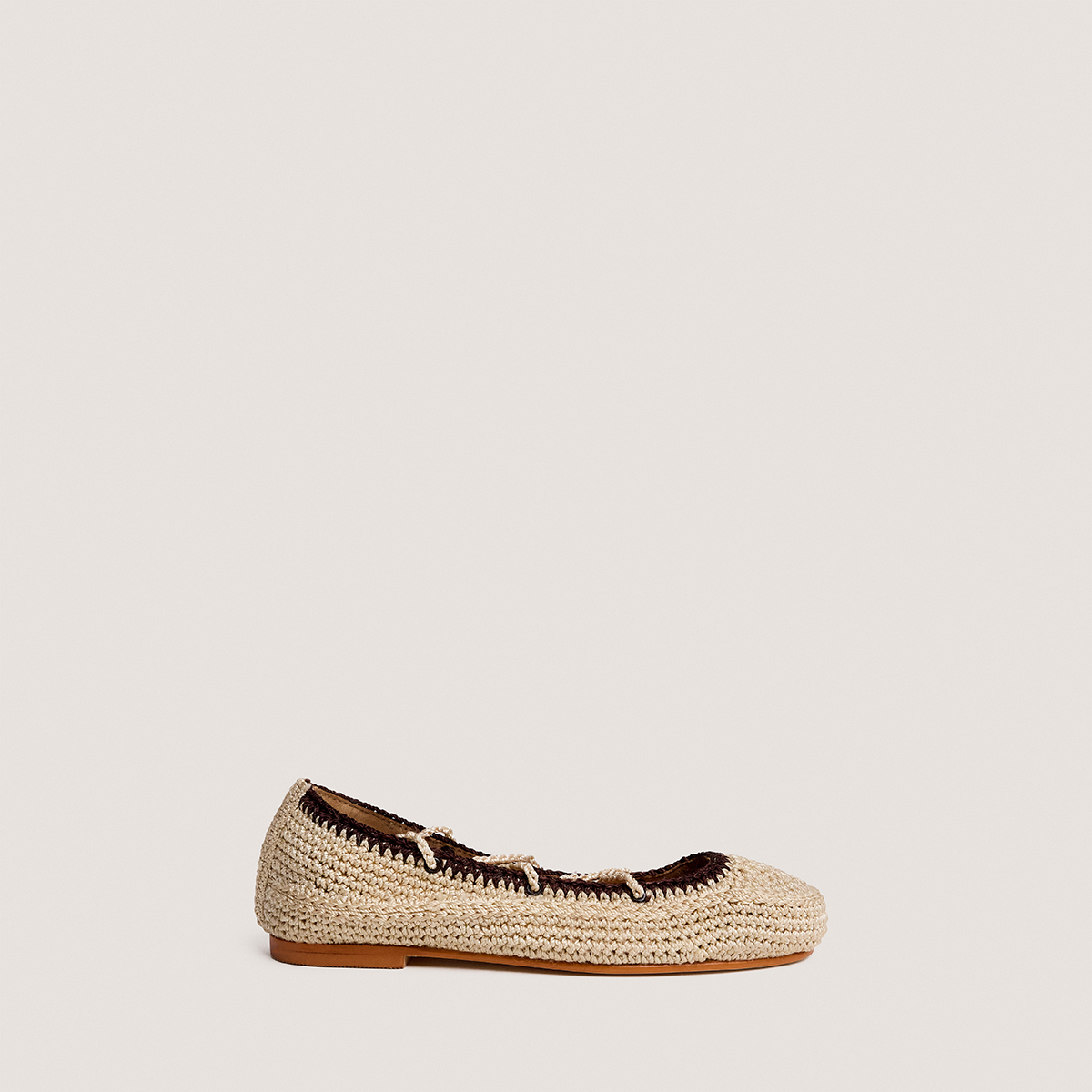 Ballerines à lacets