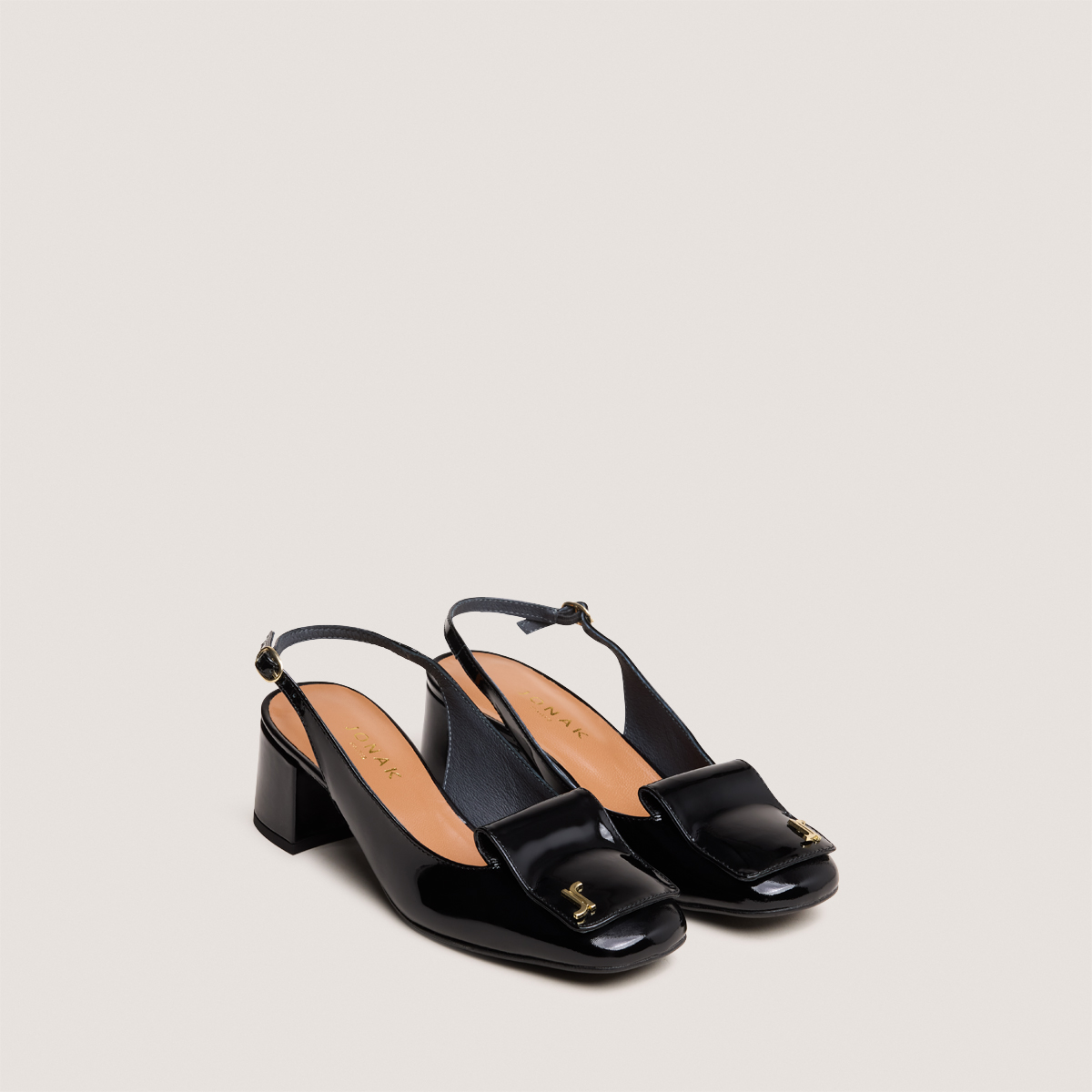 Escarpins slingbacks à monogrammes – Image 3