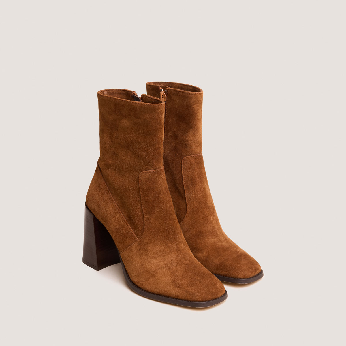 Bottines à talons et bouts carrés – Image 3