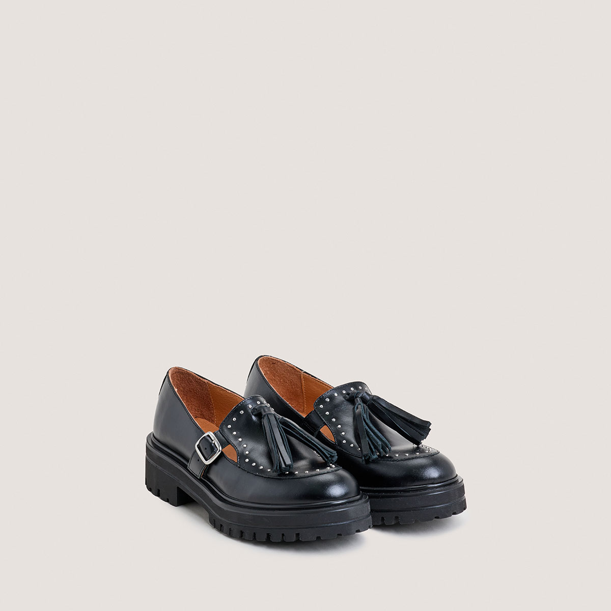 Mocassins à semelles crantées et pampilles – Image 4