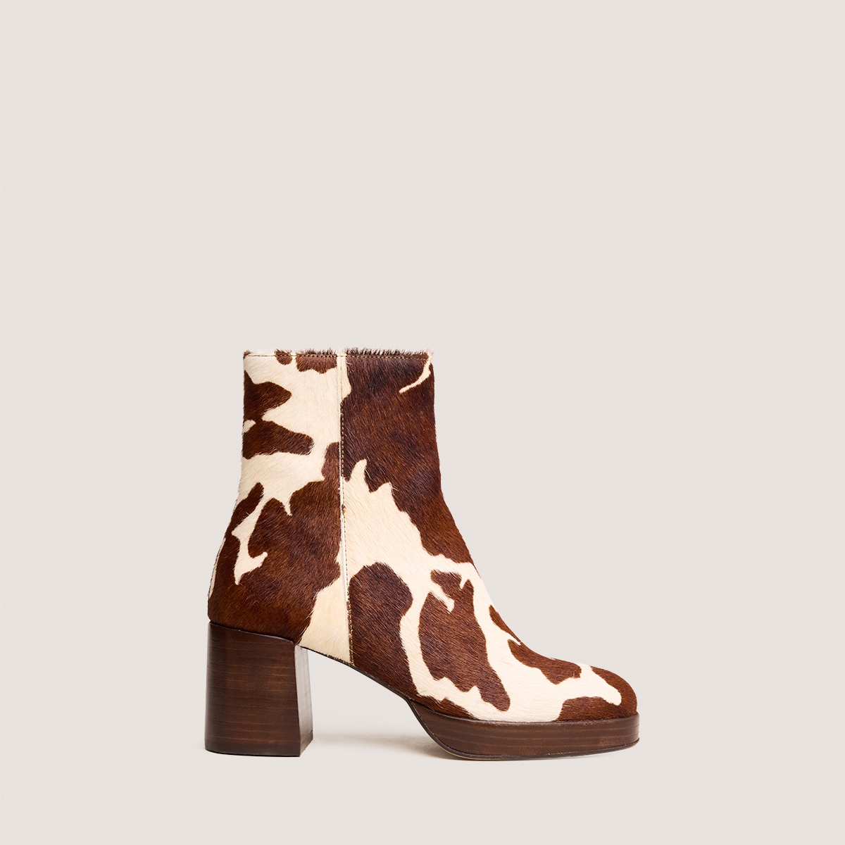 Bottines à bouts carrés