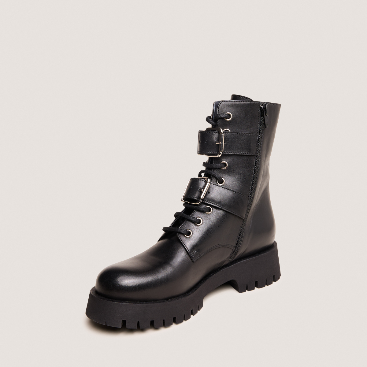 Boots à boucles métalliques – Image 3