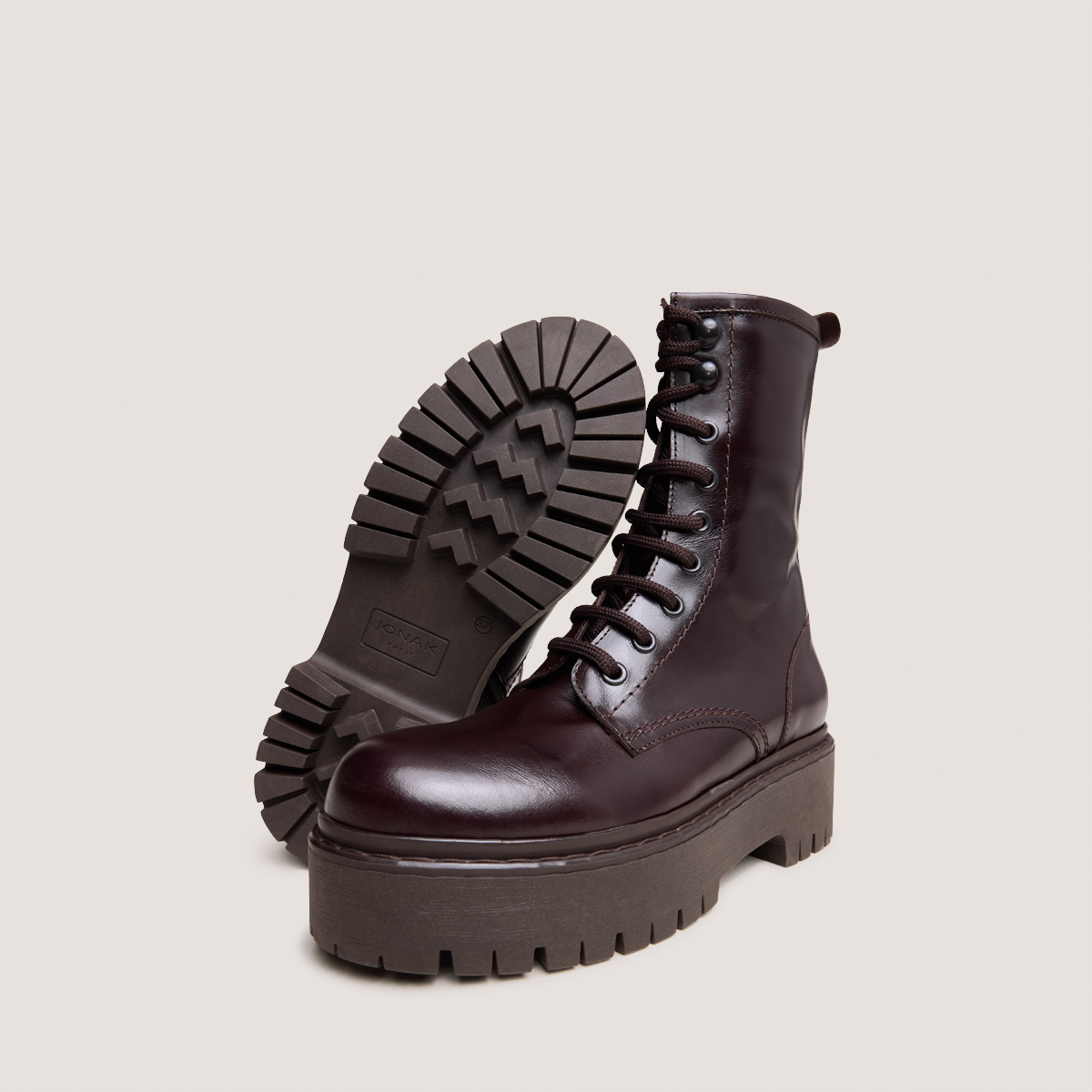Boots à lacets