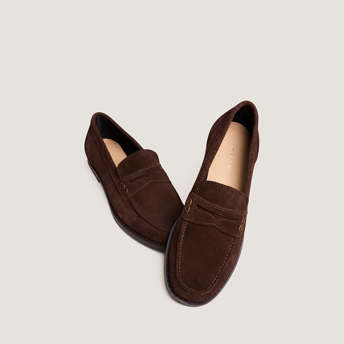Mocassins à bouts carrés