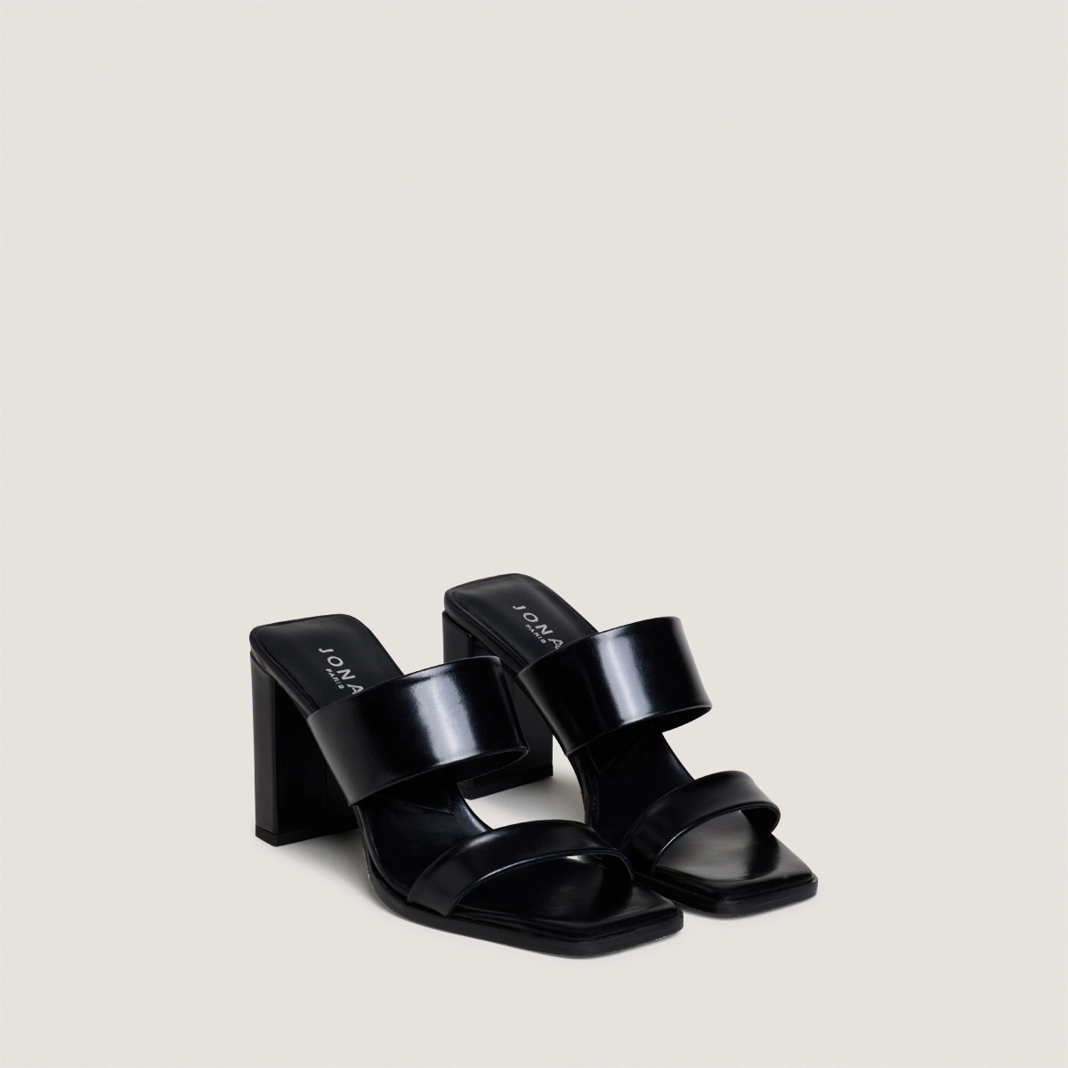 Mules à talons et doubles lanières – Image 3