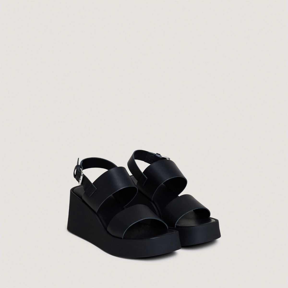 Sandales compensées à brides larges – Image 4